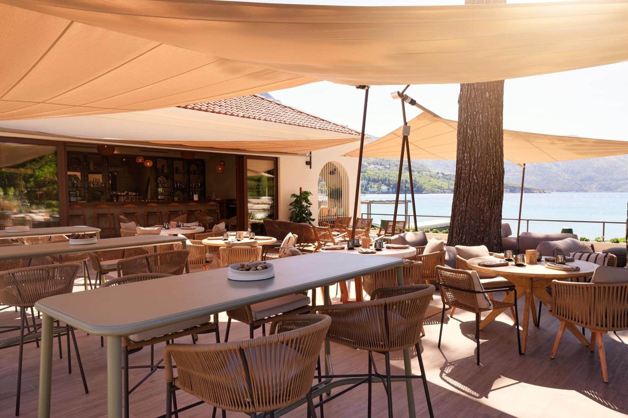 Sheraton Dubrovnik Riviera Hotel Mlini Exterior photo Restaurant